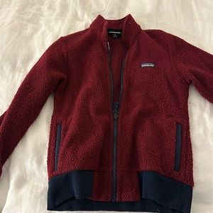 Patagonia extra small wool zip up jacket